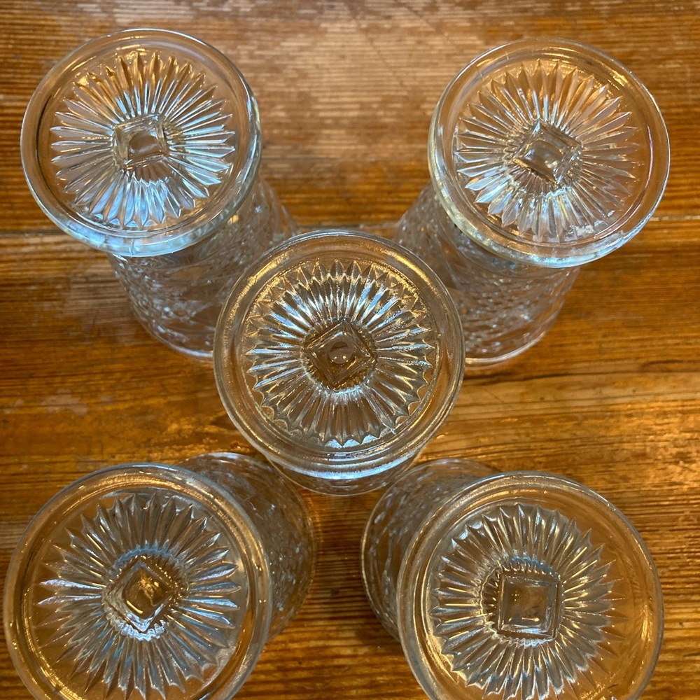 Vintage big top peanut butter Clear Glass Tumblers - Picture 11 of 12